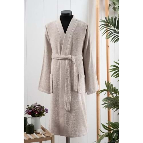 Pierre Cardin Erkek Bornozu Plain Bej