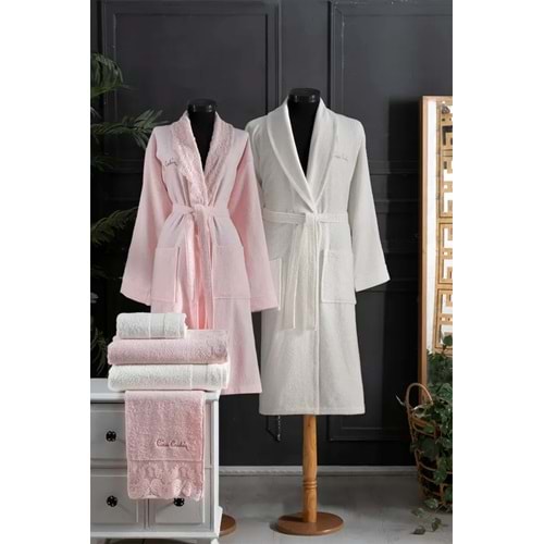 Pierre Cardin Dantelli Soft Hamam Seti Pudra-Krem